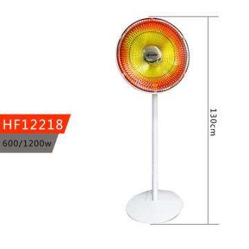 艾美特（508955
）（AIRMATE）取暖器暗光小太阳办公室静音摇头远红外电暖扇静音烤火炉台地两用 HF12218 商品图1