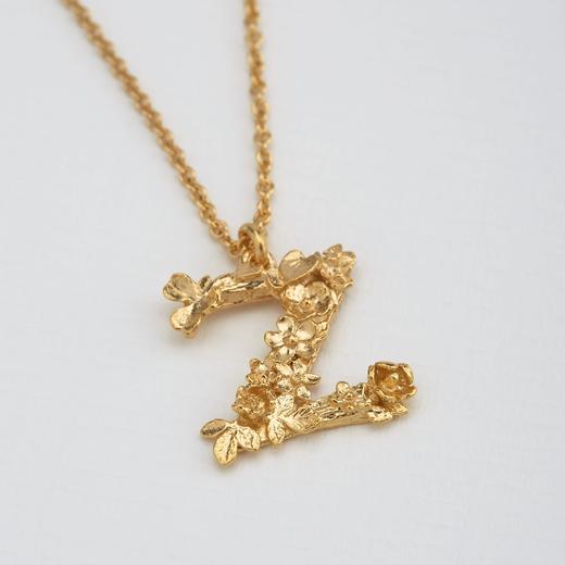 北京仓｜Alex Monroe-Floral Letter-字母Z 项链［英国设计师］ 商品图1