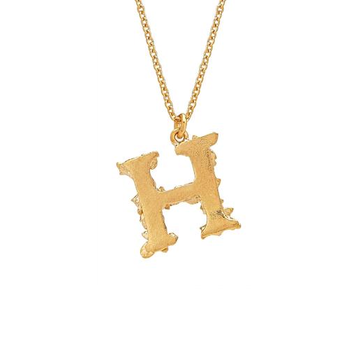 北京仓｜Alex Monroe-Floral Letter-字母H 项链［英国设计师］ 商品图1