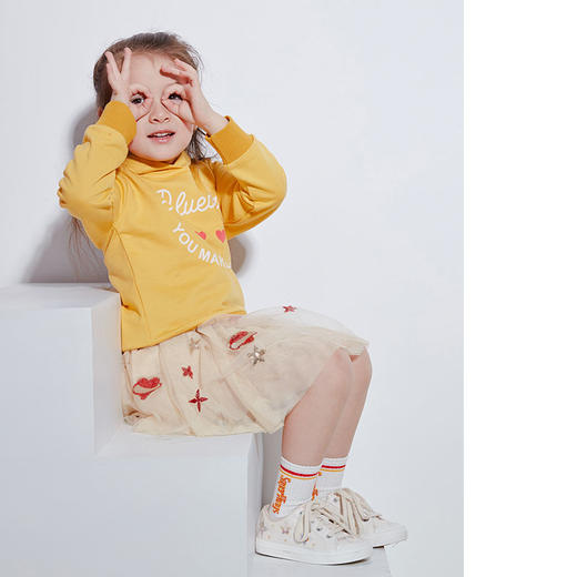 【100元任选10件】咕噜日记绣花网纱松紧腰蓬蓬短裙cgq804 商品图3