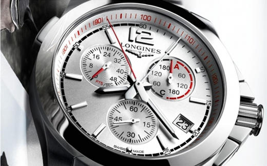 浪琴 Longines 康卡斯系列男士运动石英腕表 L3.701.4.76.6 商品图1