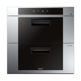 海尔（Haier）（506845
）嵌入式光波巴氏消毒柜 镶嵌式 ZQD90F-9 双门低温高温双消毒