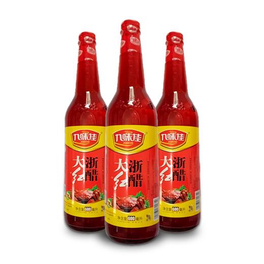 九味佳大红浙醋600ml瓶