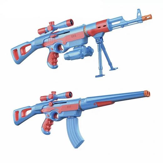 酷彼伴磁力骑士2二代正版磁性拼插百变组装枪FDC   GJ 商品图0