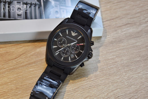 原单阿玛尼Armani Ar6092
机芯：原装计时石英机芯
表壳：316L精钢
表镜：强化矿物质玻璃 商品图1