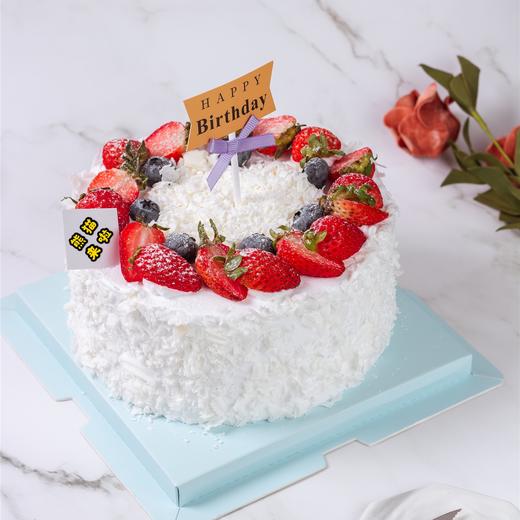 雪顶莓莓-鲜果奶油裸蛋糕 商品图0