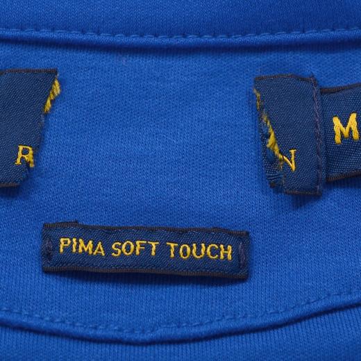 RLX 美式运动休闲 拉链领PIMA棉拼色长袖T恤 PT-585 商品图5