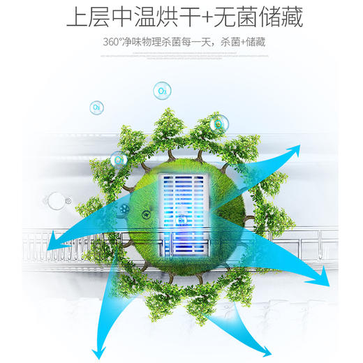 康星（508178）ZTP188-KF消毒柜 家用 立式消毒碗柜 双门商用柜式大型家用柜 商品图4