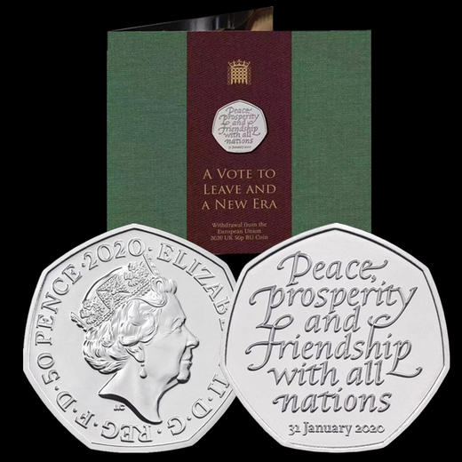 “脱欧”纪念币 英国皇家造币厂发行 商品图0
