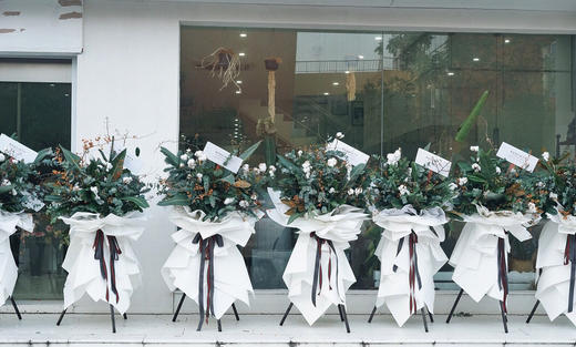 韩式高端开业花篮（一对） 商品图13