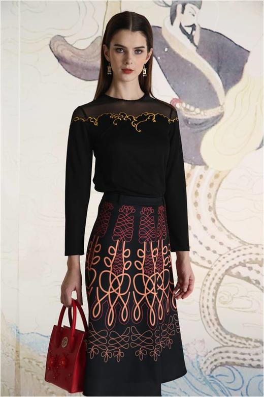 1B6032--半裙--云髻峨峨--《洛神赋》 商品图0