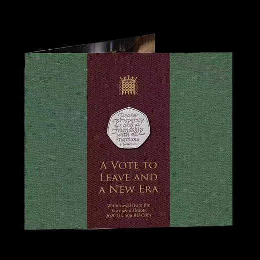 2020英国脱欧纪念币 带卡册 商品图3