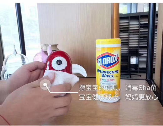 🇺🇸家庭必备，消毒湿巾，美国✈️直邮2瓶¥199🉐包税包邮到手❗美国进口高乐氏CLOROX厨房，家用，马桶，清洁消毒湿纸巾，每瓶598g/85片 商品图0