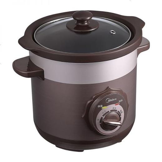 美的（507687）TGH30C 电炖锅陶瓷3升L煮汤粥煲宝宝煲家用电砂锅 商品图1