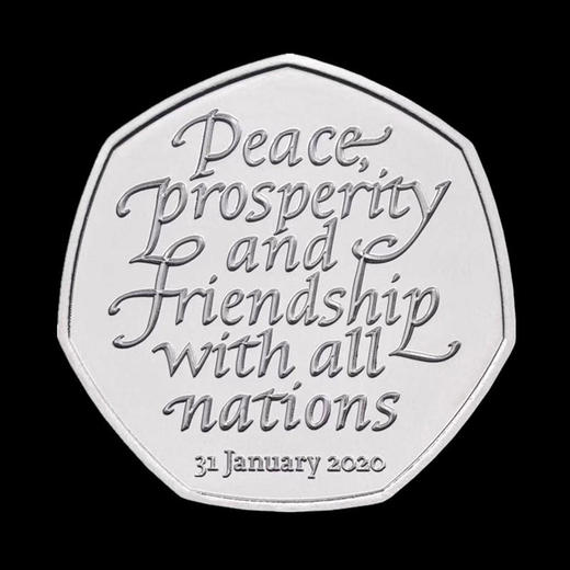 2020英国脱欧纪念币 带卡册 商品图2