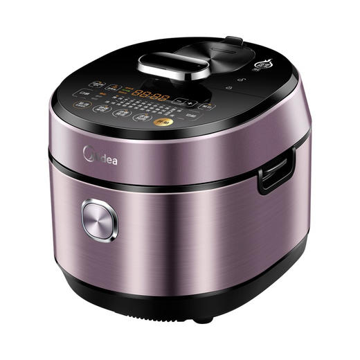 美的(507786)电压力锅  HT5077P IH电磁加热 5升5L 可中途加菜 一锅双胆 钢胆 保温预约 高压锅 商品图2