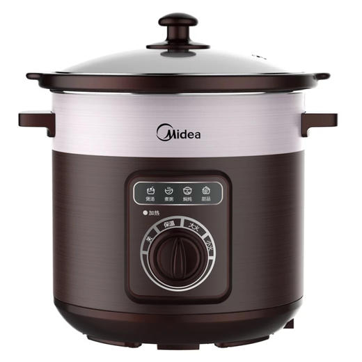 美的（Midea）（507688）电炖锅 TGH50C 两档火力 精煮慢炖 家用电炖盅5L大容量 家用砂锅 煮粥煲汤 商品图0
