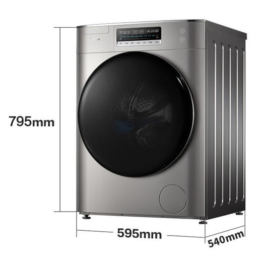 美的（Midea）（251717）滚筒洗衣机 10公斤全自动 变频 除菌 家用新风祛味智能控制 MG100T2WADQCY 商品图2