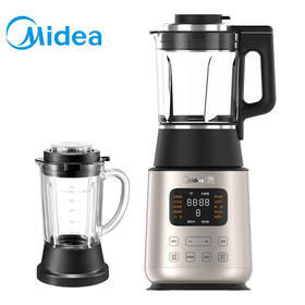 美的 （Midea）破壁料理机 BL1528A 智频静音防 家用加热全自动婴儿辅食机冷热双界面搅拌榨汁智联WIFI