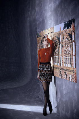 【伯妮斯茵】6B6133--半裙--红砖城堡的守护--《因汉而生--哥特》
