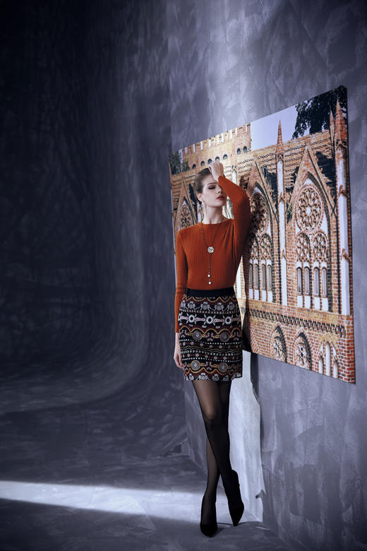 【伯妮斯茵】6B6133--半裙--红砖城堡的守护--《因汉而生--哥特》 商品图0