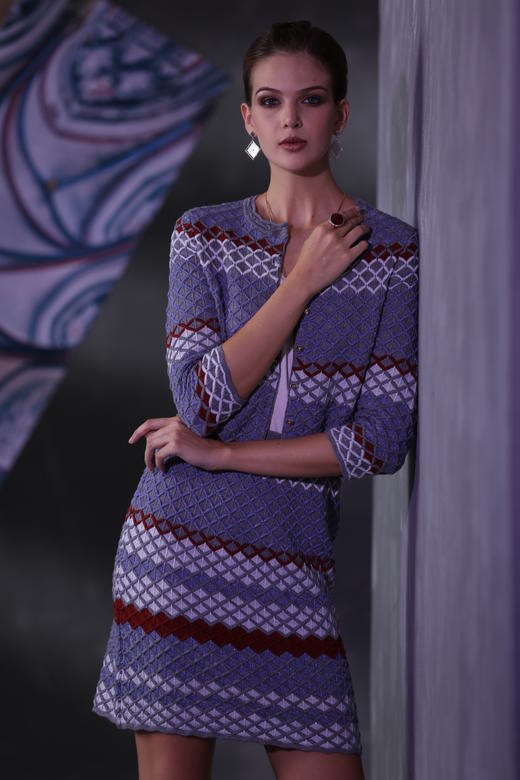 【伯妮斯茵】3EA6242--毛衫--彩色穹顶的香味--《因汉而生--哥特》 商品图0