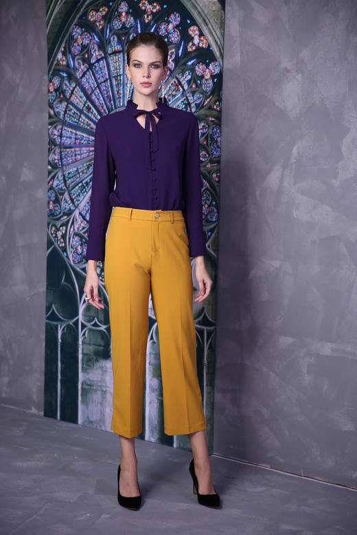 【伯妮斯茵】3L6225--黄色裤子--黄金屋顶的爱情--《因汉而生--哥特》 商品图4