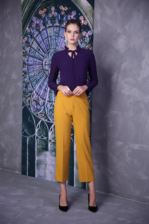 【伯妮斯茵】3L6225--黄色裤子--黄金屋顶的爱情--《因汉而生--哥特》 商品图3