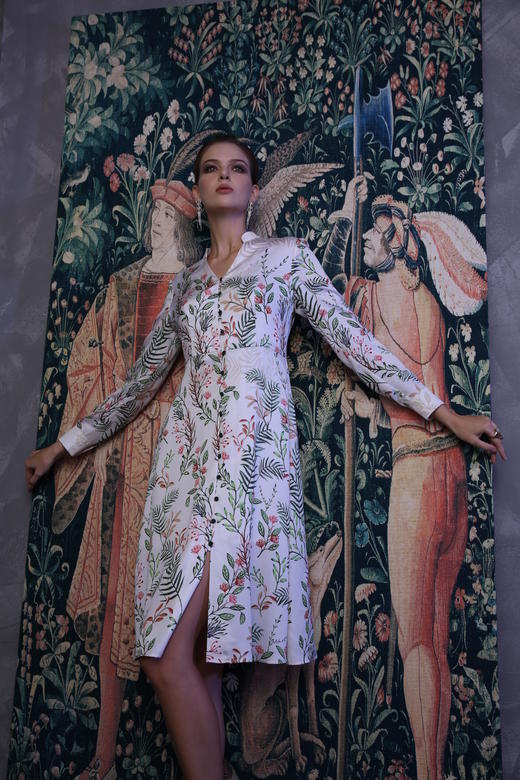 【伯妮斯茵】 米色连衣裙3S6239 商品图3