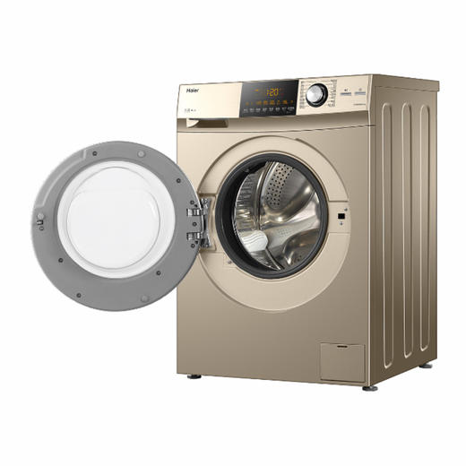 海尔（Haier）（251615）G100728HB14G全自动洗衣机滚筒 洗干一体机烘干海尔滚筒洗衣机10公斤洗烘一体直驱变 商品图3