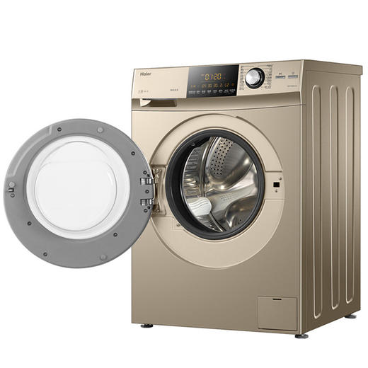 Haier/海尔（251557）G80728BDX12G家用晶滚筒洗衣机直驱变频8KG自动投放洗衣液 商品图1