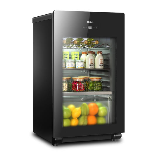海尔（Haier）LC-102E 102L侧开门冰吧 茶叶柜 母婴冰箱 展示柜 饮料柜 雪茄柜 冷藏柜 酒柜 客厅冰箱 商品图2