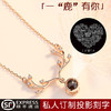 【顺丰包邮，专属定制】六鑫珠宝 一“鹿”有你纳米微雕投影项链 商品缩略图3