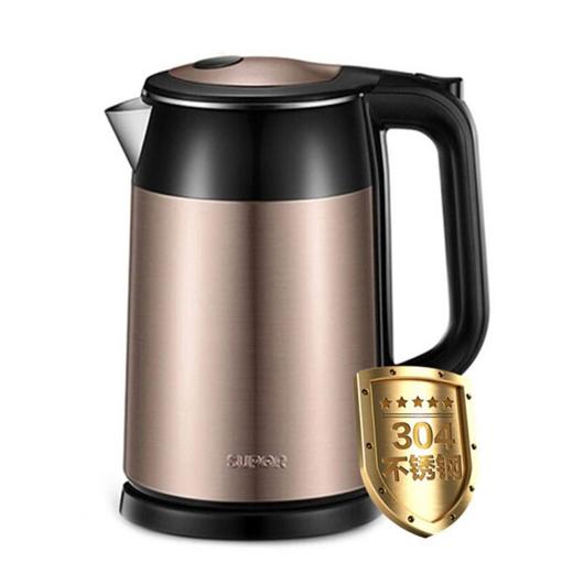 苏泊尔（508548）（SUPOR） 电水壶 SWF17S26A  304不锈钢1.7L 自动断电双层彩钢烧水壶 STRIX温控器 商品图2