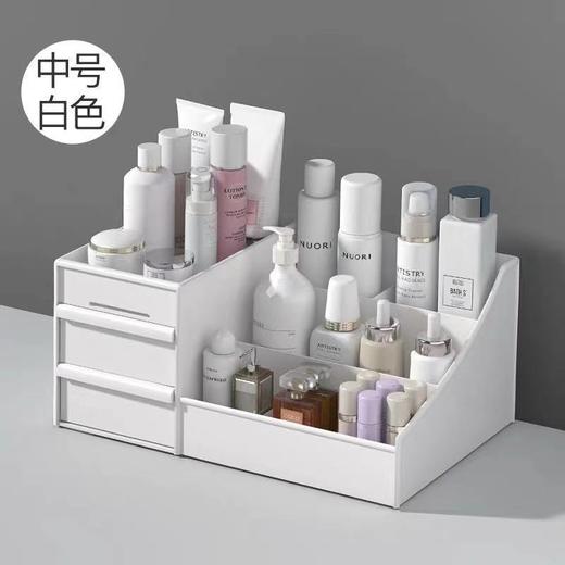 化妆盒桌面化妆品收纳盒抽屉式塑料首饰储物整理收纳置物架 商品图7