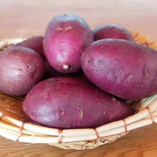 山东紫薯 5斤装 新鲜沙地紫薯农家自种地瓜粗粮紫心板栗紫薯