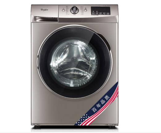 惠而浦(Whirlpool（251330）滚筒洗衣机智能一级能效节能家用 第六感智能精控低温洗护 WG-F80920BK 8公斤 商品图0