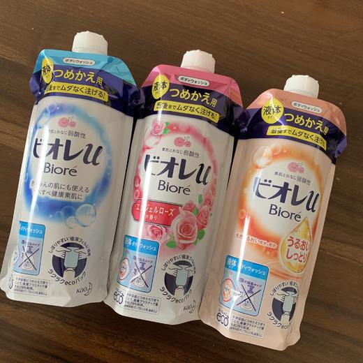 日本kao花王biore碧柔滋润沐浴露替换装340ml