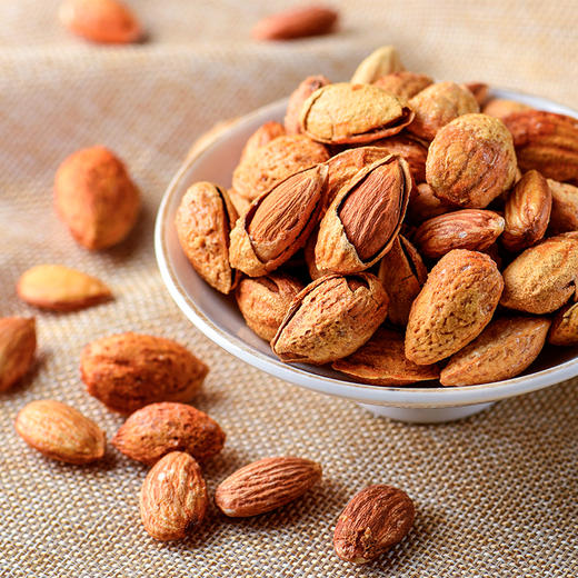 天野园·巴旦木 奶香大桃仁 250g 扁桃仁坚果干果零食 袋装 商品图0