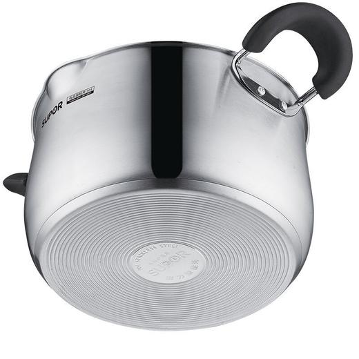 苏泊尔（508523）（SUPOR） 汤锅ST24JA1 巧立304不锈钢带盖复底深汤锅 闷锅电磁炉燃气煮锅 商品图3