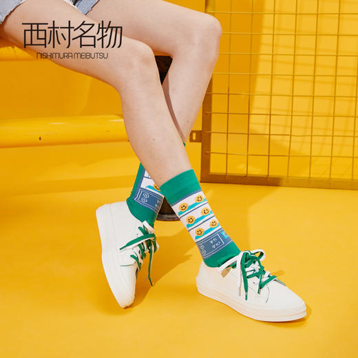 西村名物商场同款休闲舒适平底板鞋女百搭2020春季新款小白鞋女X29CM30551 商品图1