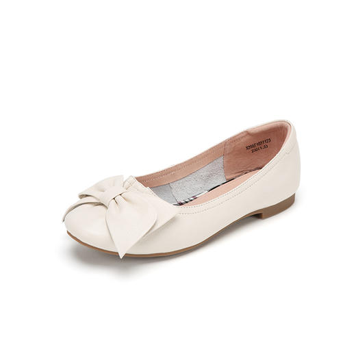 西村名物商场同款平底鞋女2019新款圆头浅口单鞋懒人鞋春季X29AE10311 商品图1