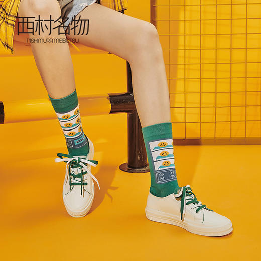 西村名物商场同款休闲舒适平底板鞋女百搭2020春季新款小白鞋女X29CM30551 商品图2