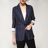 丁摩 大气简约 真丝苎麻小西服通勤外套20-34DB399240531 商品缩略图0