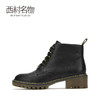 西村名物牛皮马丁靴2019秋冬新款女鞋靴子X29DS40041 商品缩略图2