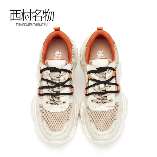 西村名物2019冬季新款老爹鞋女厚底ins风潮休闲运动鞋X29CM30541 商品图1