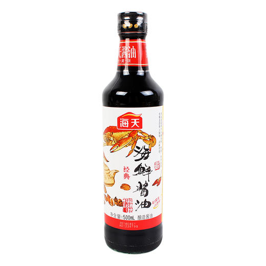 海天经典海鲜酱油 500ml/瓶 商品图0