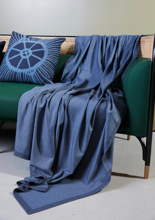  羊绒平纹包边双人毯 SJF92P603N 商品图2