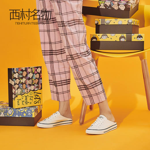 西村名物商场同款包头拖鞋平底舒适2019秋季新款一脚蹬30791 商品图3