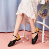 西村名物商场同款玛丽珍鞋2019新款方头一字带扣空鞋女X29AH12561 商品缩略图1